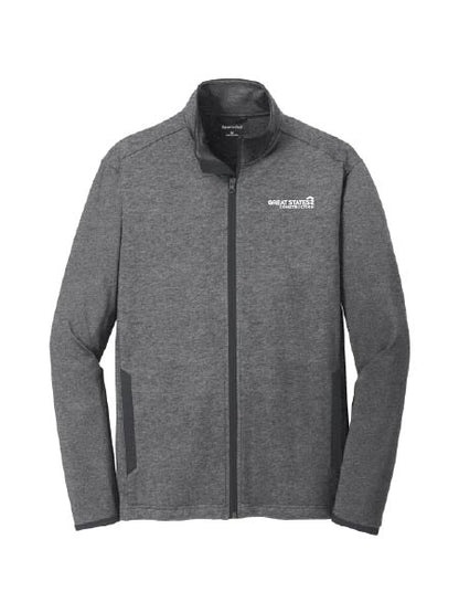 GSC219. Sport-Tek® Men's Sport-Wick® Stretch Contrast Full-Zip Jacket