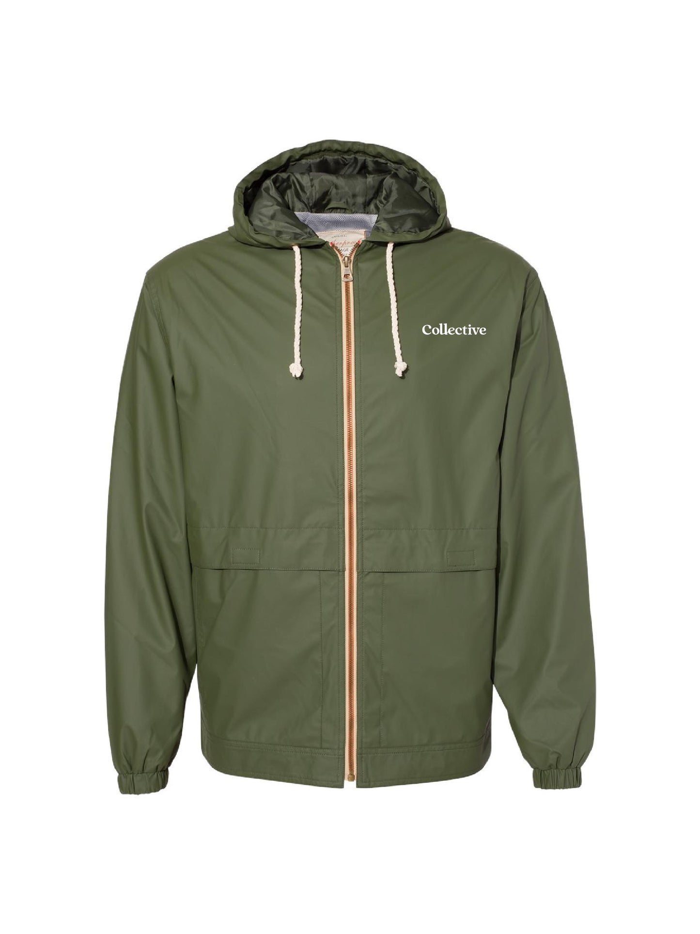 GSC301. Weatherproof Unisex Vintage Hooded Rain Jacket