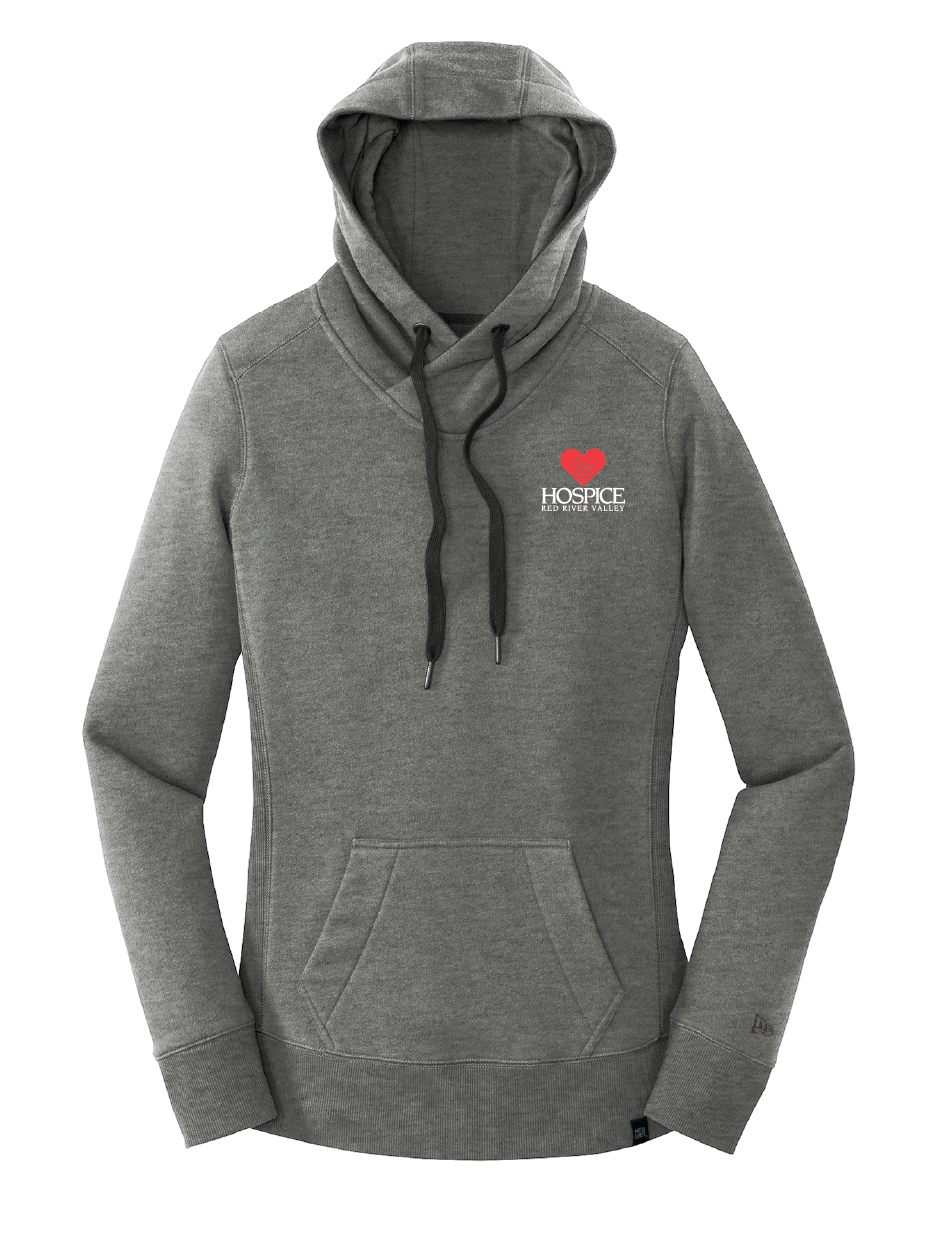 HRRV103. New Era® Ladies French Terry Pullover Hoodie