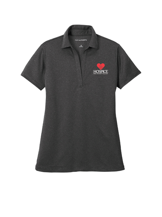 HRRV109. Port Authority Ladies Heathered Silk Touch Performance Polo