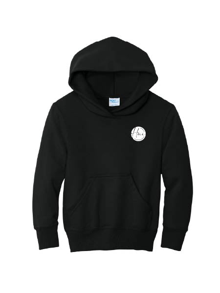 HAC309. Port & Co Youth Core Fleece Hooded Sweatshirt