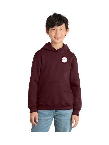 HAC309. Port & Co Youth Core Fleece Hooded Sweatshirt