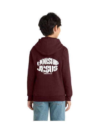 HAC309. Port & Co Youth Core Fleece Hooded Sweatshirt