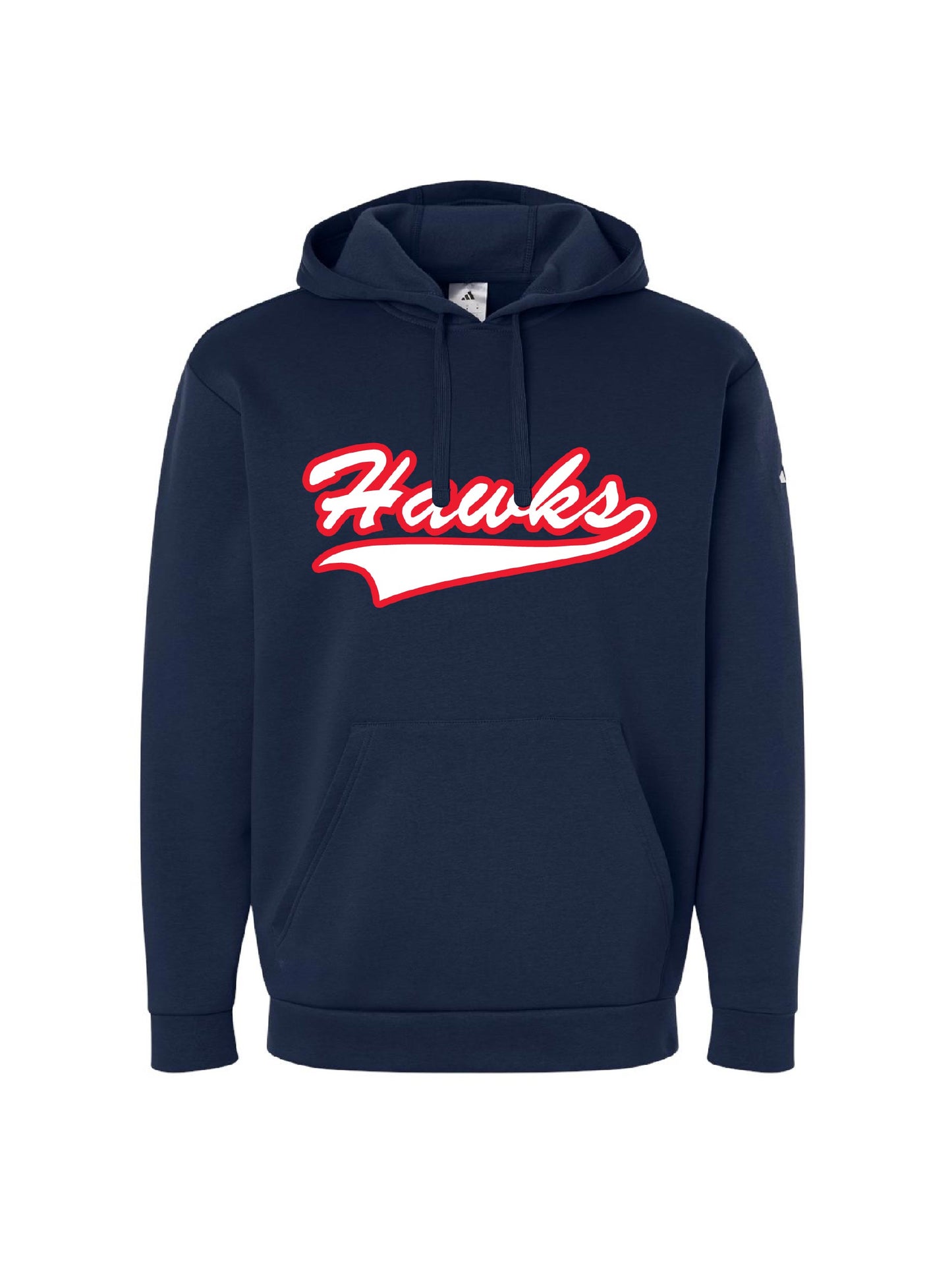 Hawks302. Adidas Fleece Hooded Sweatshirt