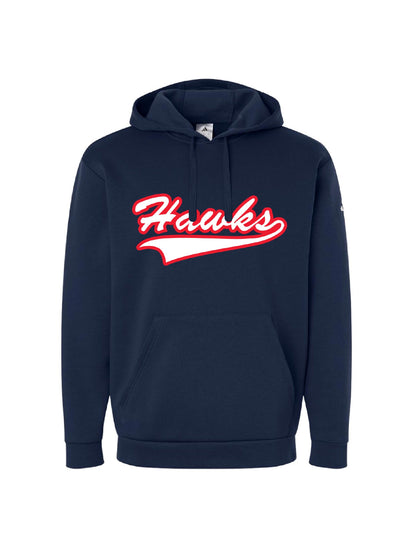 Hawks302. Adidas Fleece Hooded Sweatshirt