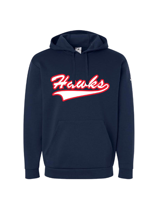 Hawks302. Adidas Fleece Hooded Sweatshirt