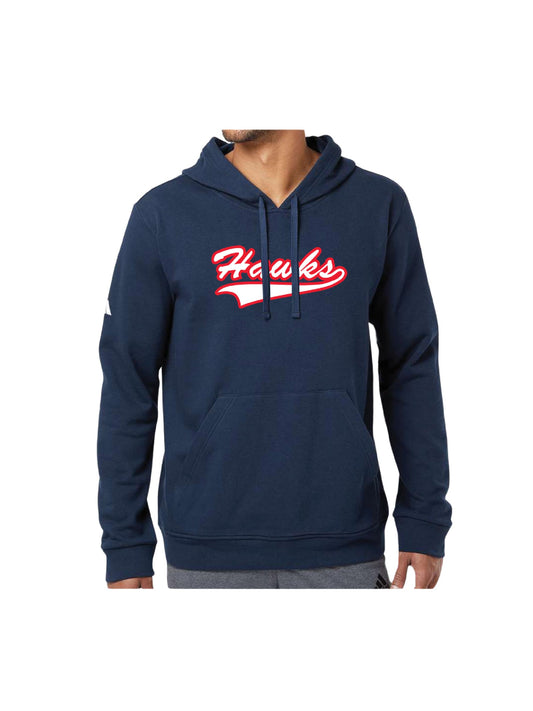 Hawks302. Adidas Fleece Hooded Sweatshirt