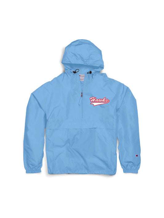 Hawks303. Champion Adult Packable Anorak Quarter-Zip Jacket