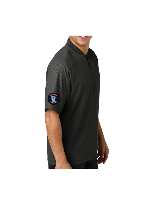 Hawks202. New Era® Cage Short Sleeve 1/4-Zip Jacket