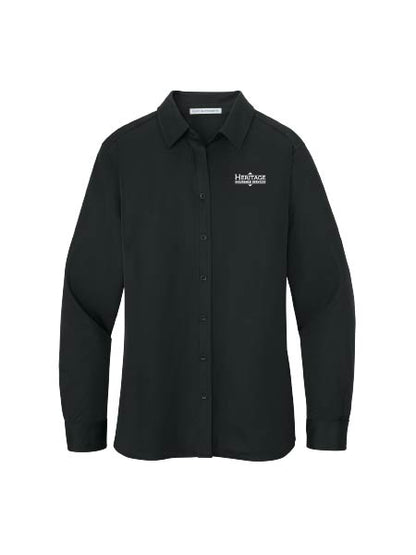 HI100. Port Authority® Ladies Dimension Knit Dress Shirt
