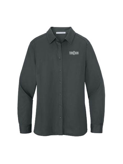 HI100. Port Authority® Ladies Dimension Knit Dress Shirt