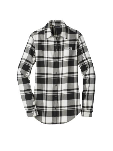 HI110. Port Authority Ladies Plaid Flannel Tunic