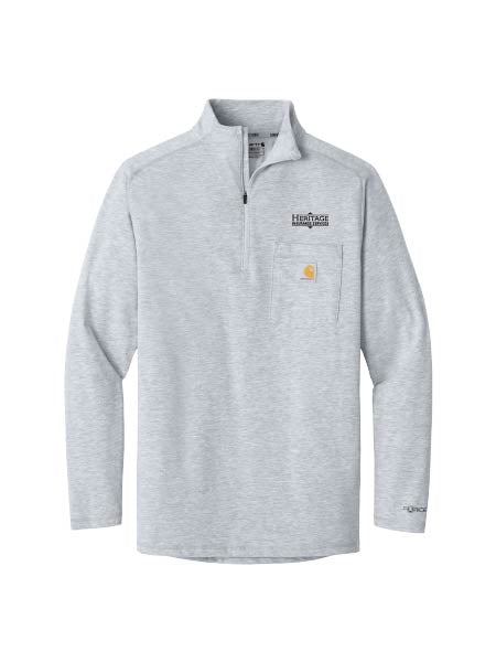 HI216. Carhartt Force 1/4-Zip Long Sleeve T-Shirt