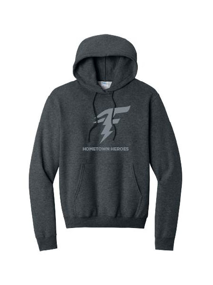 HTH301. Hometown Heroes 2026 TALL Hooded Sweatshirt
