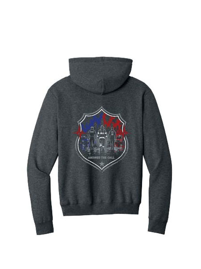 HTH301. Hometown Heroes 2026 TALL Hooded Sweatshirt