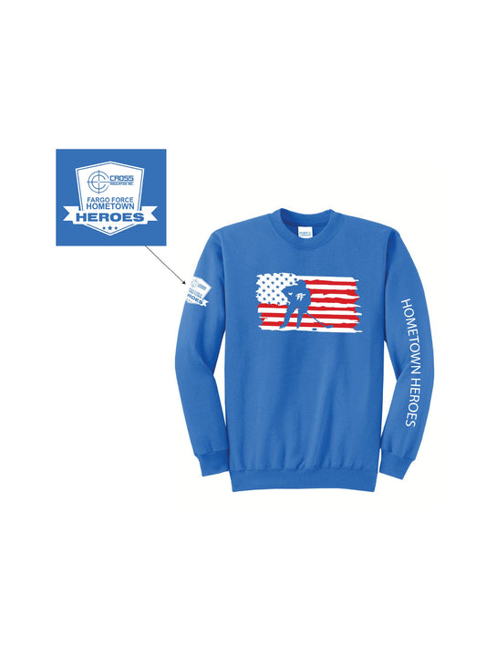 HTH302. Hometown Heroes 2026 Crewneck Sweatshirt