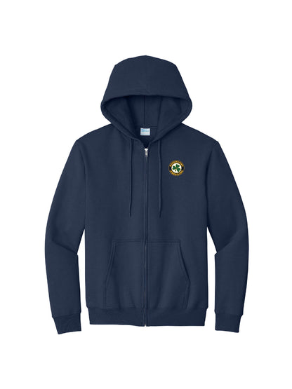 IW305. Port & Co™ Essential Fleece Full-Zip Hooded Sweatshirt