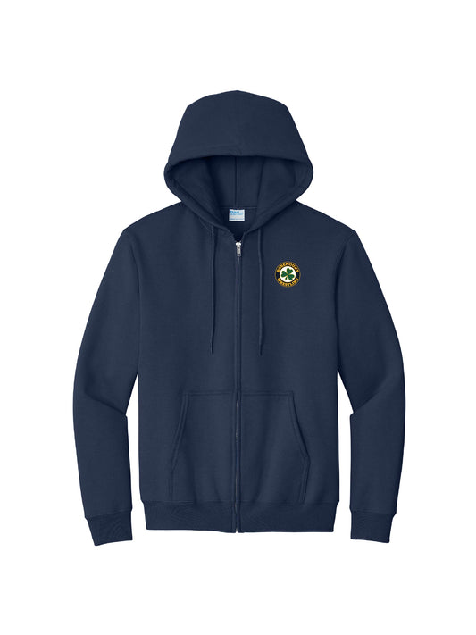 IW305. Port & Co™ Essential Fleece Full-Zip Hooded Sweatshirt