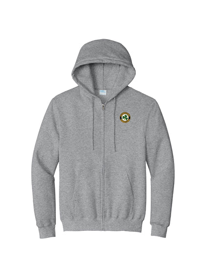 IW405. Port & Co™ Youth Core Fleece Full-Zip Hooded Sweatshirt