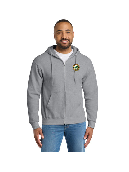 IW305. Port & Co™ Essential Fleece Full-Zip Hooded Sweatshirt