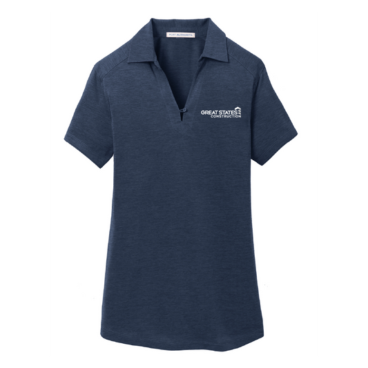 GSC102. Port Authority® Ladies Digi Heather Performance Polo Shirt