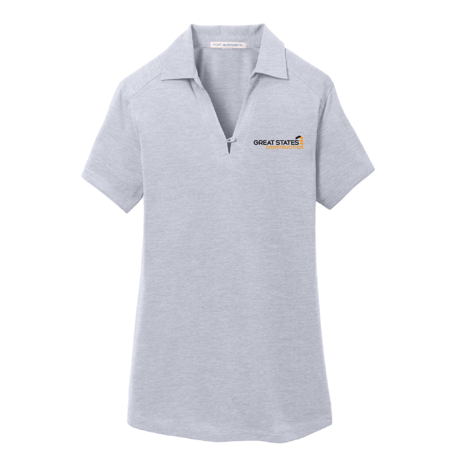 GSC102. Port Authority® Ladies Digi Heather Performance Polo Shirt