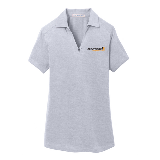 GSC102. Port Authority® Ladies Digi Heather Performance Polo Shirt