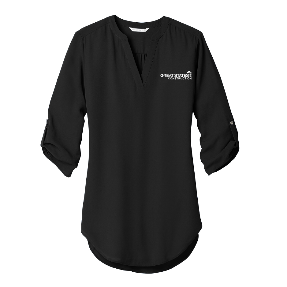 GSC105. Ladies Port Authority® ¾-Sleeve Tunic Blouse