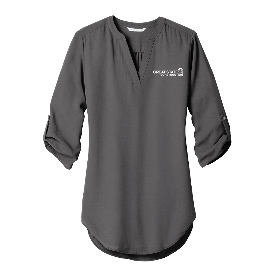 GSC105. Ladies Port Authority® ¾-Sleeve Tunic Blouse