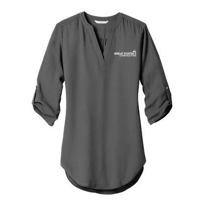 GSC105. Ladies Port Authority® ¾-Sleeve Tunic Blouse