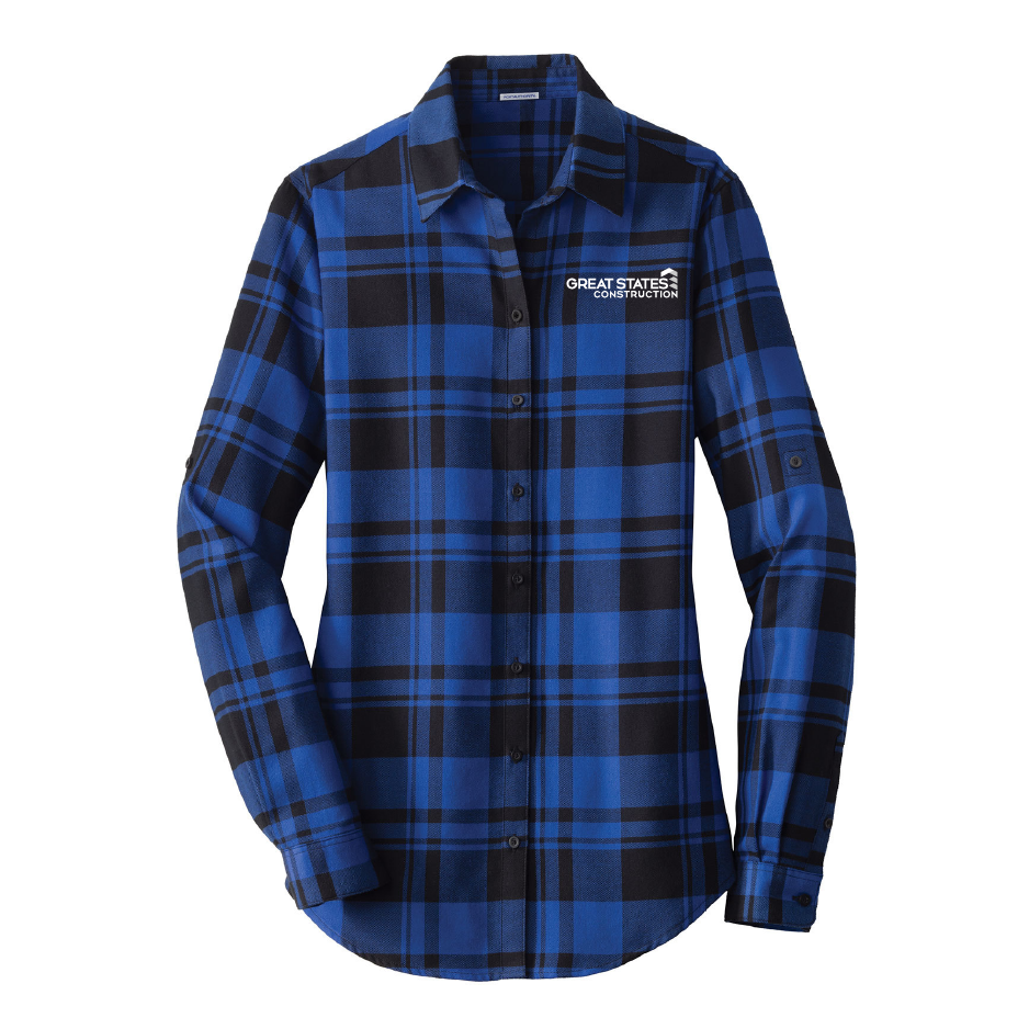 GSC114. Port Authority® Ladies Plaid Flannel Tunic