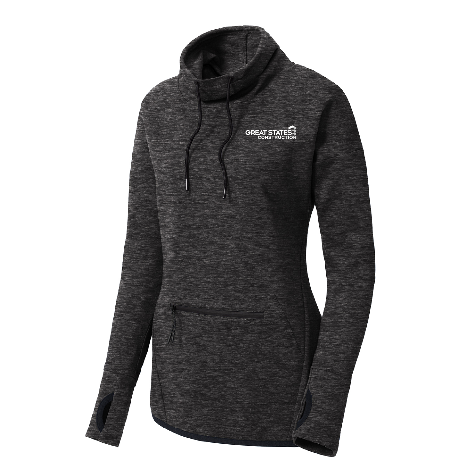 GSC115. Sport-Tek® Ladies' Triumph Cowl Neck Pullover Sweater