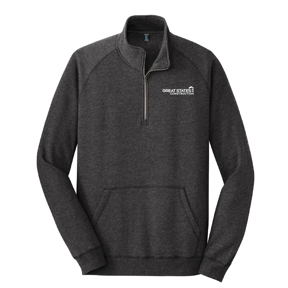 GSC207. District® Men's Lightweight Fleece 1/4-Zip Shirt