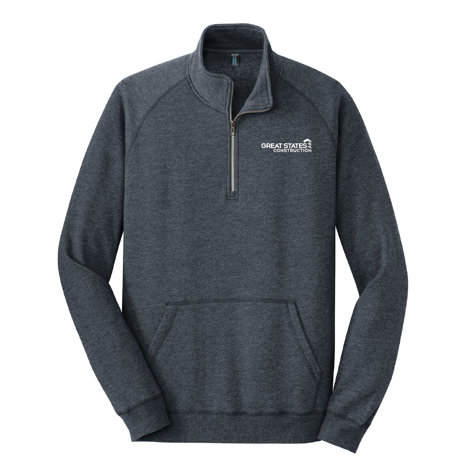 GSC207. District® Men's Lightweight Fleece 1/4-Zip Shirt