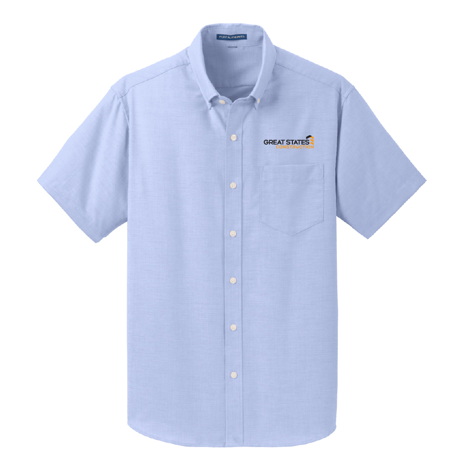 GSC213. Port Authority® SuperPro™ Short Sleeve Oxford Shirt