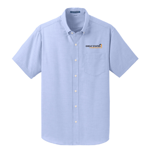 GSC213. Port Authority® SuperPro™ Short Sleeve Oxford Shirt