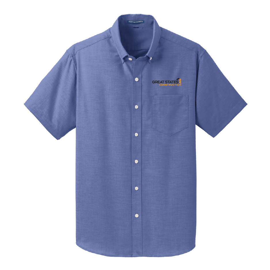 GSC213. Port Authority® SuperPro™ Short Sleeve Oxford Shirt