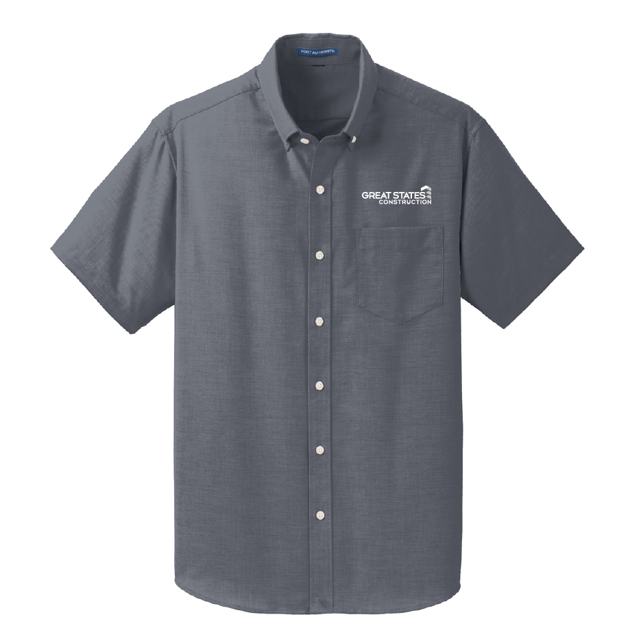 GSC213. Port Authority® SuperPro™ Short Sleeve Oxford Shirt