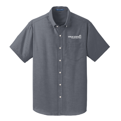 GSC213. Port Authority® SuperPro™ Short Sleeve Oxford Shirt