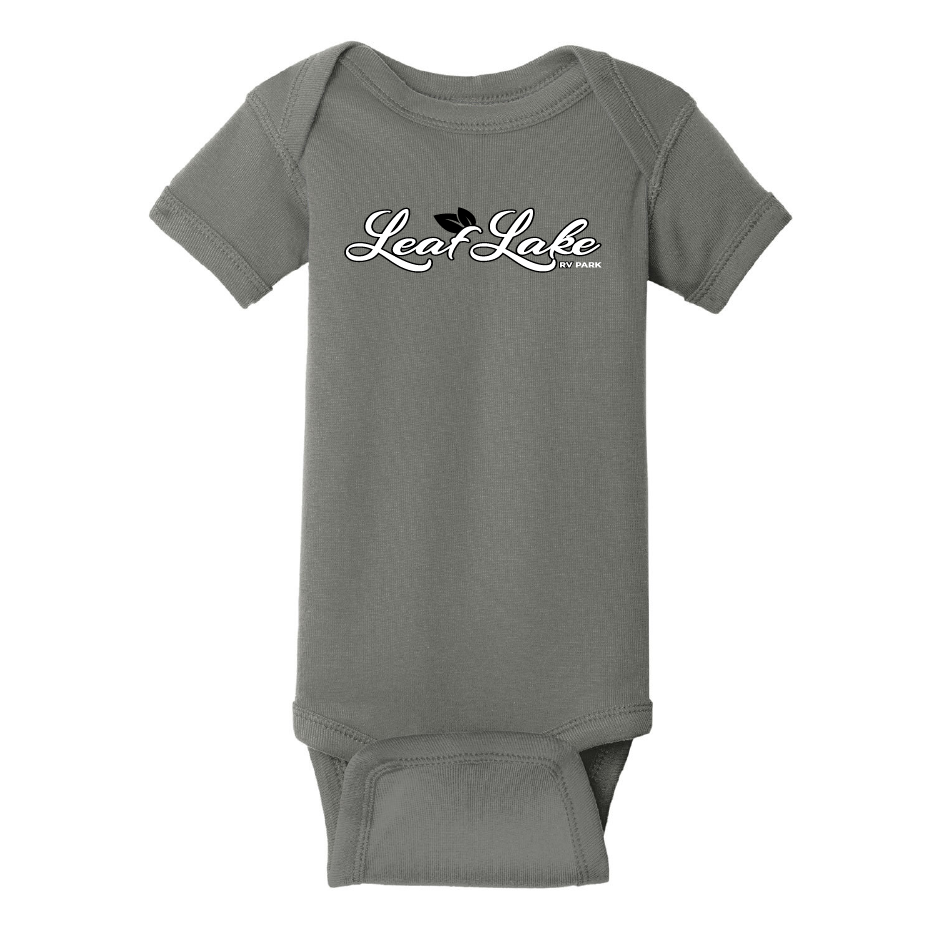 LL406. Rabbit Skins™ Infant Short Sleeve Baby Rib Bodysuit