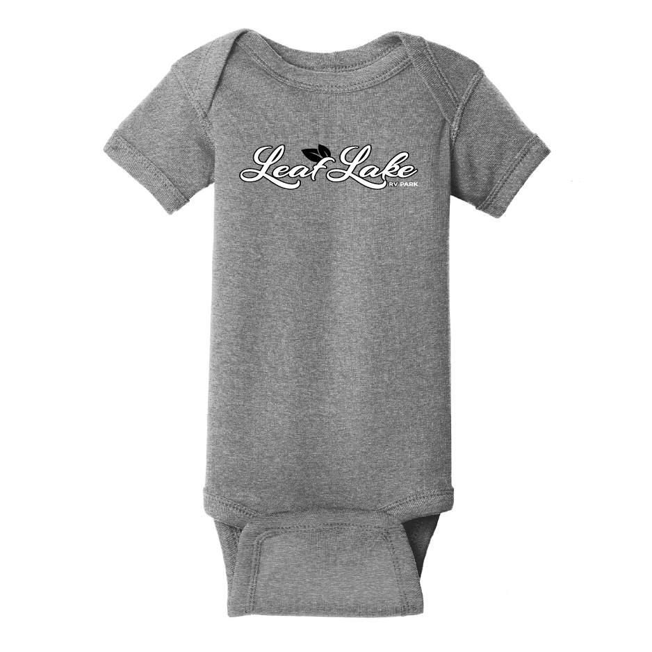 LL406. Rabbit Skins™ Infant Short Sleeve Baby Rib Bodysuit