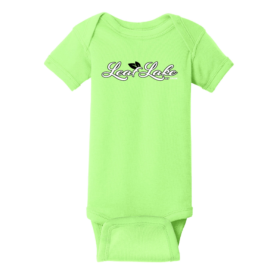 LL406. Rabbit Skins™ Infant Short Sleeve Baby Rib Bodysuit