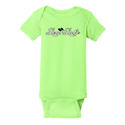 LL406. Rabbit Skins™ Infant Short Sleeve Baby Rib Bodysuit