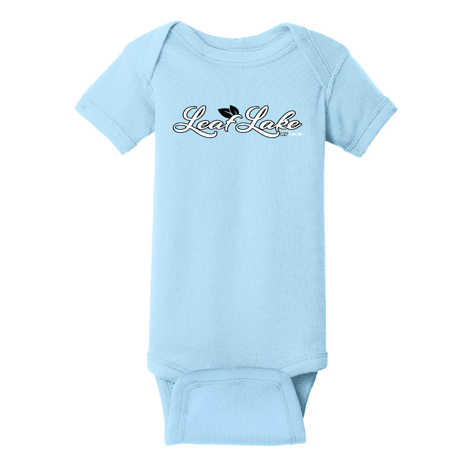 LL406. Rabbit Skins™ Infant Short Sleeve Baby Rib Bodysuit