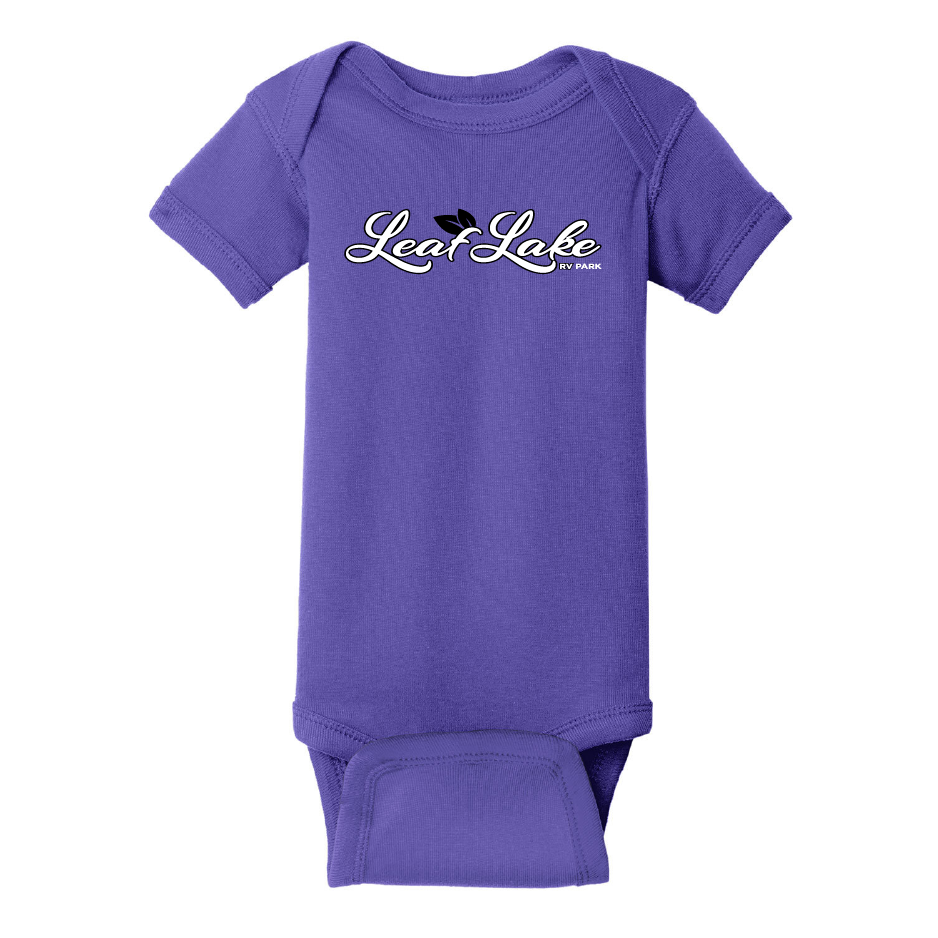 LL406. Rabbit Skins™ Infant Short Sleeve Baby Rib Bodysuit