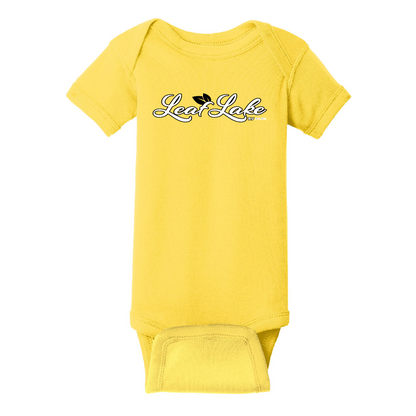 LL406. Rabbit Skins™ Infant Short Sleeve Baby Rib Bodysuit