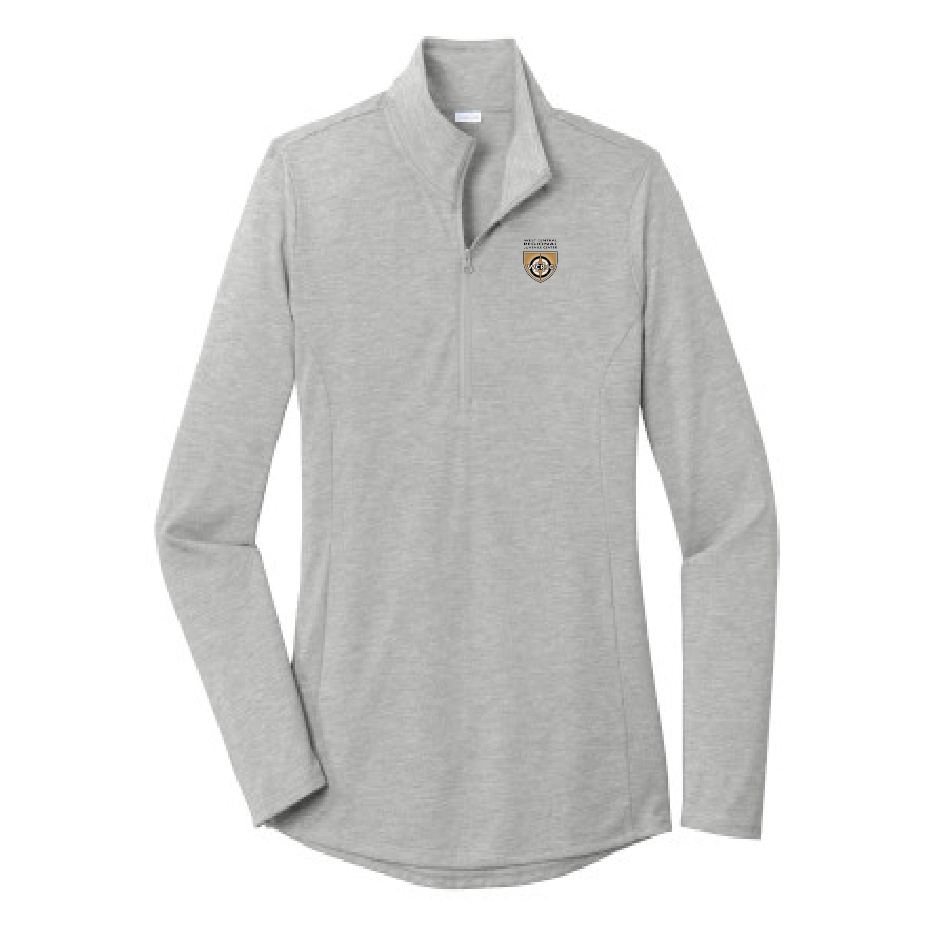 WRJ102. Sport-Tek ® Ladies PosiCharge ® Tri-Blend Wicking 1/4-Zip Pullover