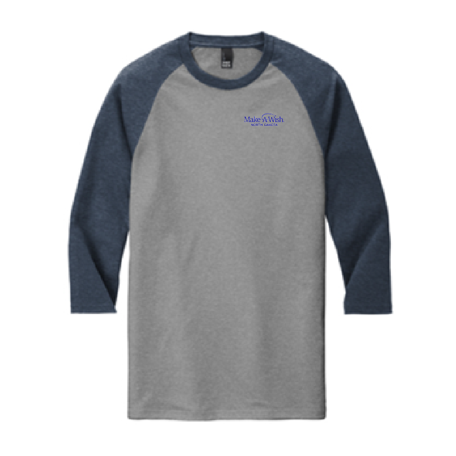 MAW200. Men's District® Perfect Tri® 3/4-Sleeve Raglan