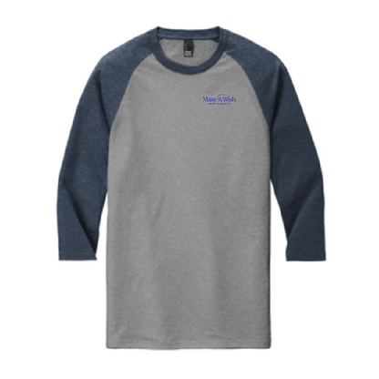 MAW200. Men's District® Perfect Tri® 3/4-Sleeve Raglan