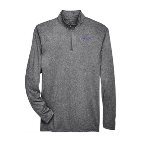 MAW217. Men's Cool & Dry Heathered Performance Quarter-Zip
